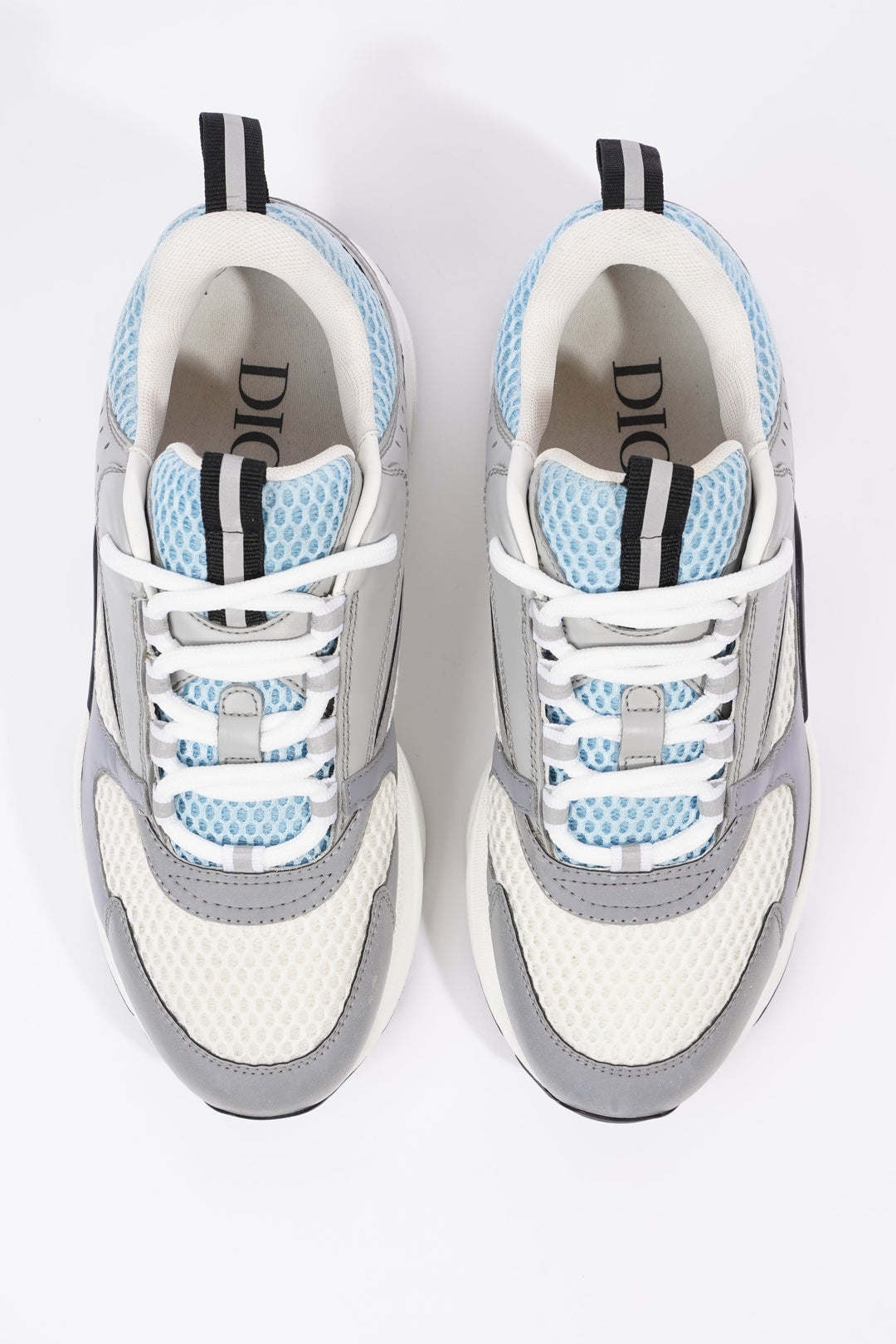 Christian Dior B22 White / Grey / Light Blue Mesh EU 37 UK 4