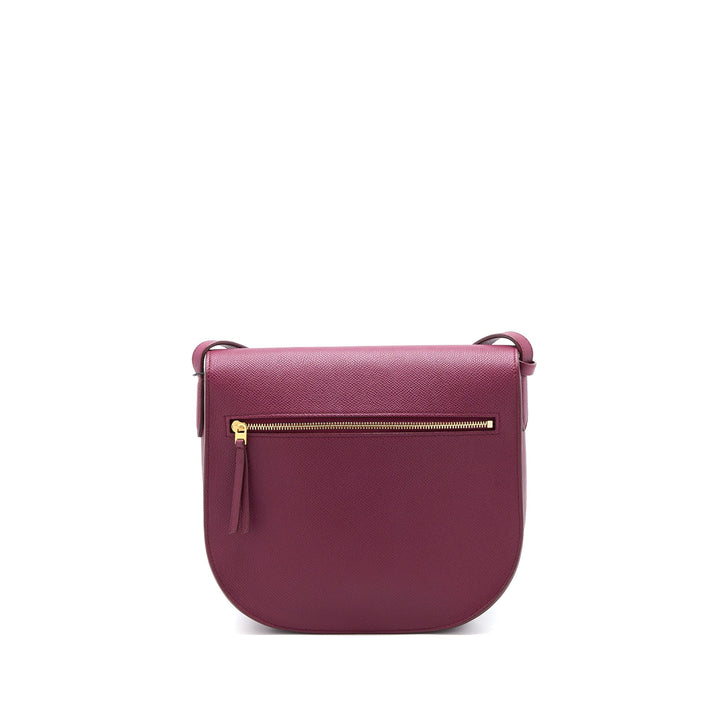 Celine Compact Trotteur Crossbody Shoulder Bag Dark Purple
