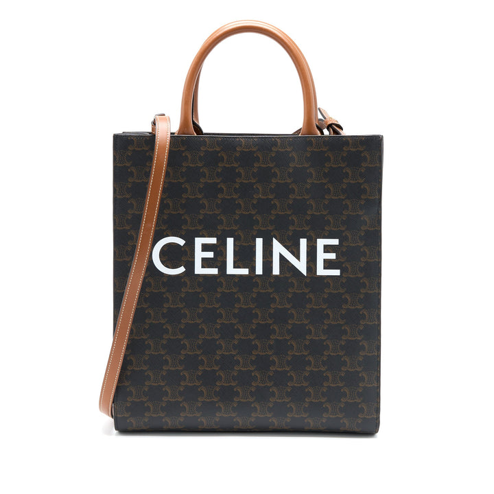 Top Quality Celine Vertical Cabas Triomphe Canvas