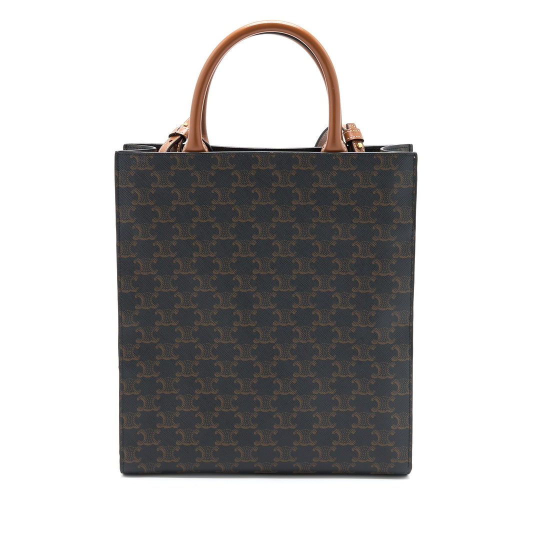 Top Quality Celine Vertical Cabas Triomphe Canvas