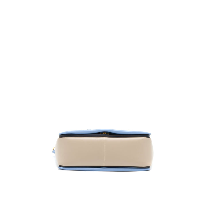 Celine Medium Frame Bag Multicolour Blue/Light Taupe