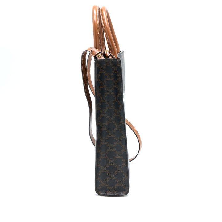 Top Quality Celine Vertical Cabas Triomphe Canvas