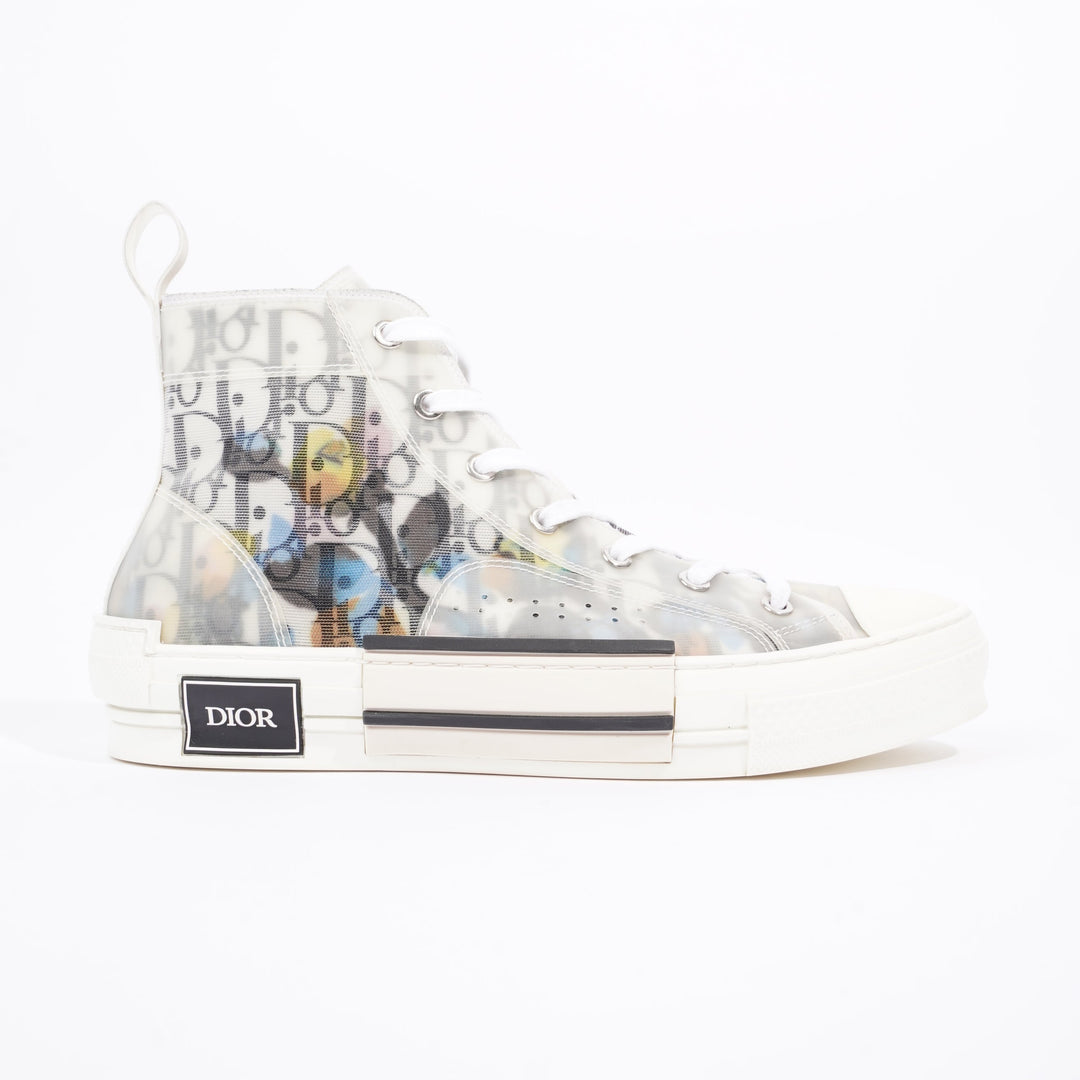 Christian Dior Womens B23 Sneaker White / Black / Multi EU 40 / UK 7