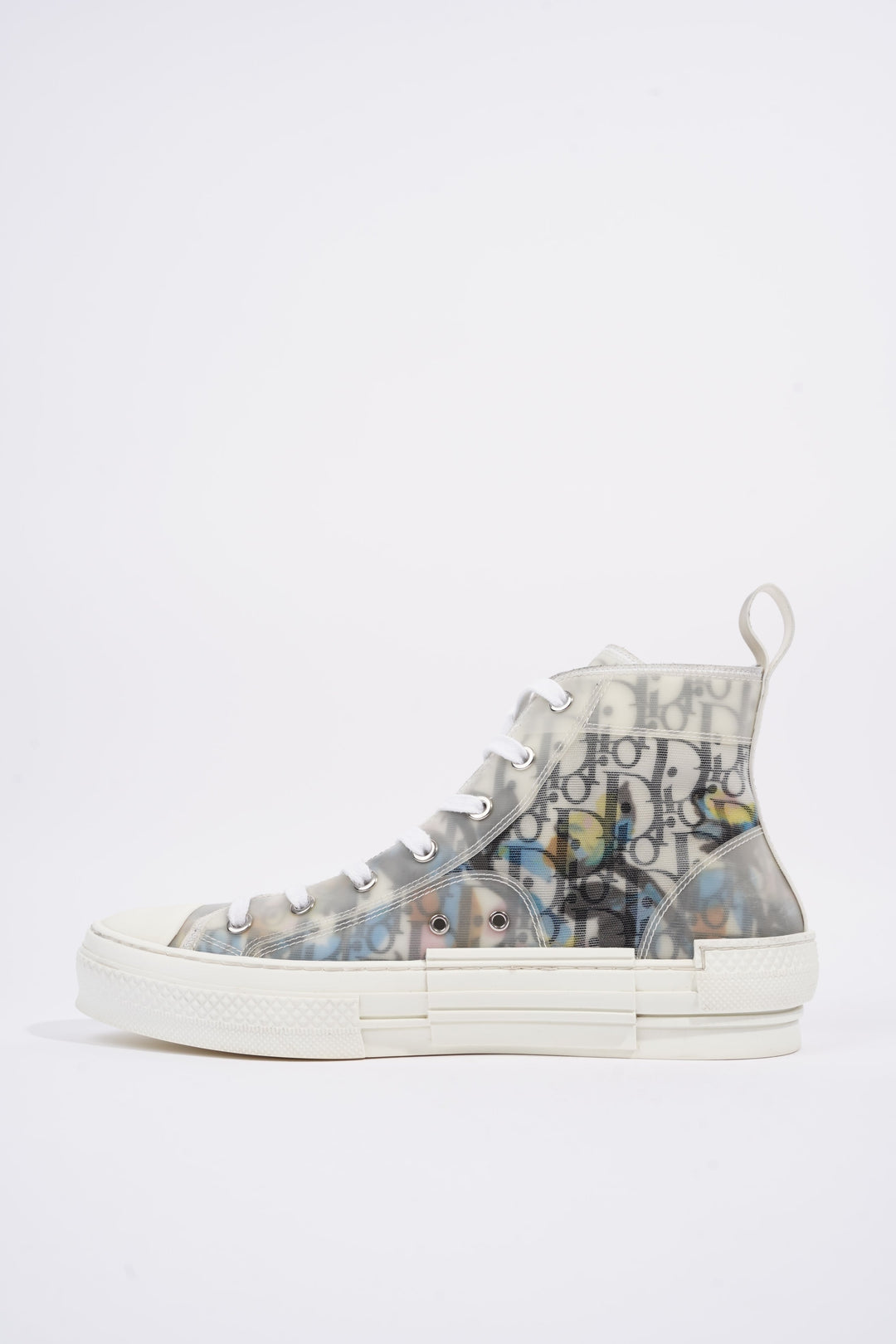 Christian Dior Womens B23 Sneaker White / Black / Multi EU 40 / UK 7