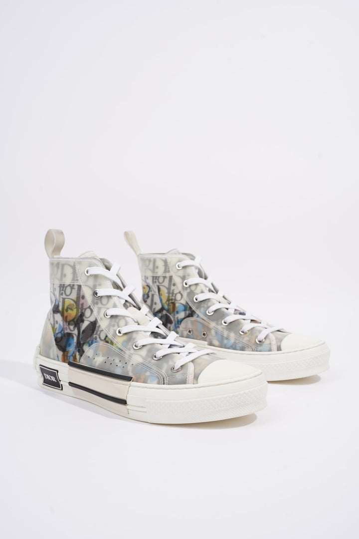 Christian Dior Womens B23 Sneaker White / Black / Multi EU 40 / UK 7