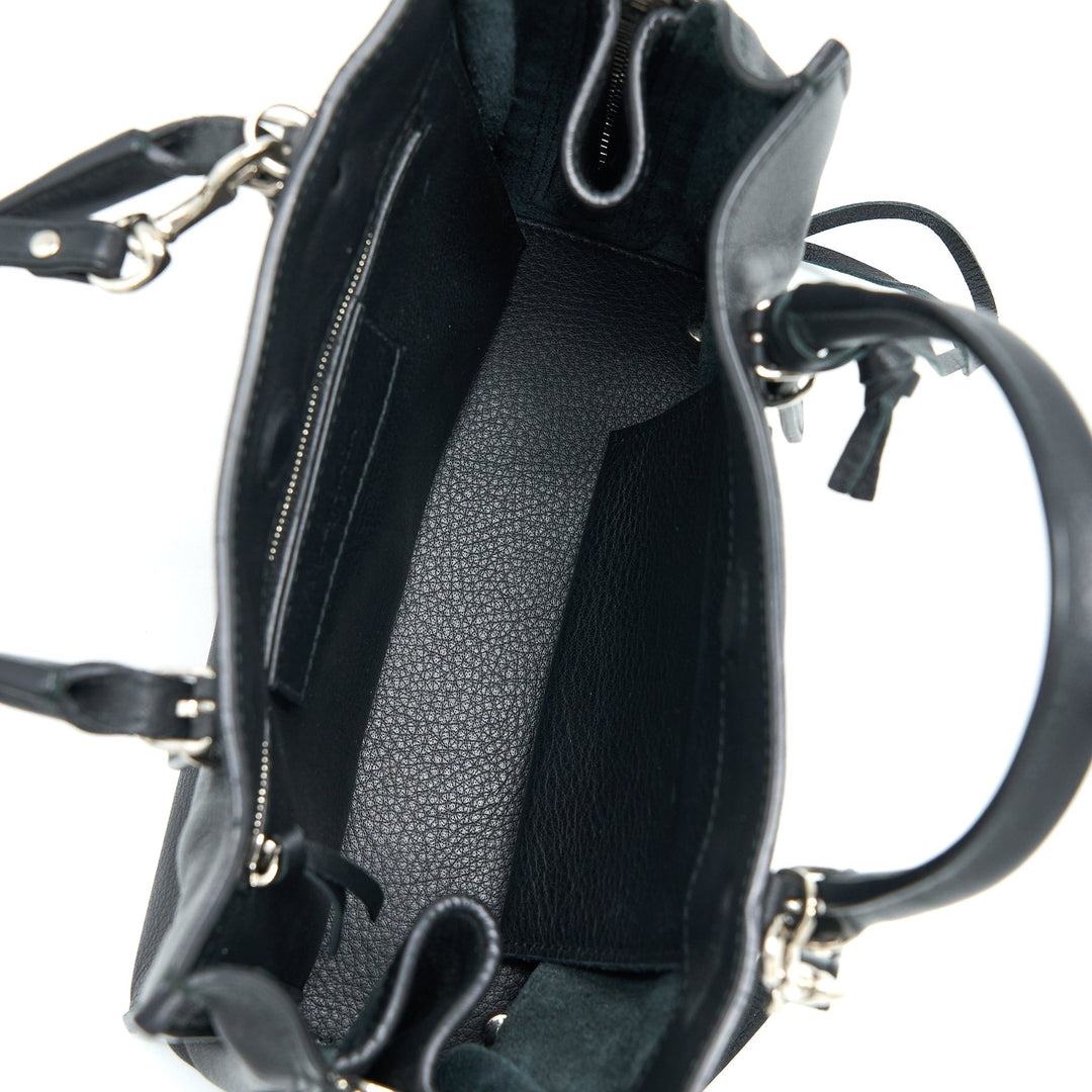 Top Quality Balenciaga Papier Mini Tote Bag Black SHW
