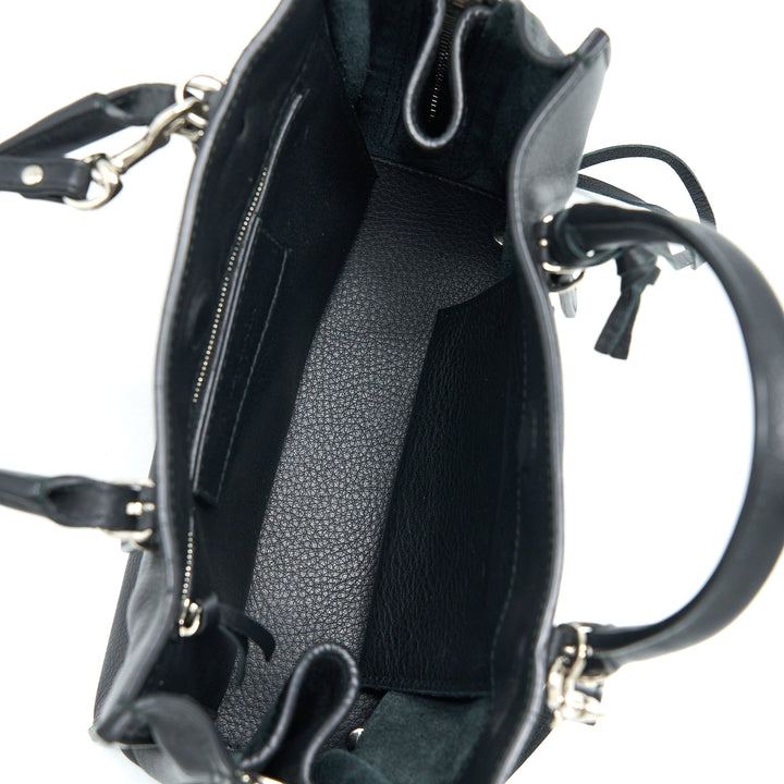 Top Quality Balenciaga Papier Mini Tote Bag Black SHW