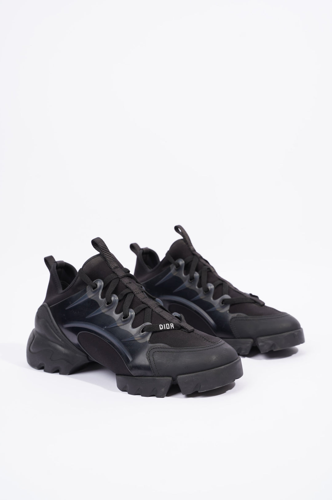 Christian Dior Womens D-Connect Black EU 39.5 / UK 6.5
