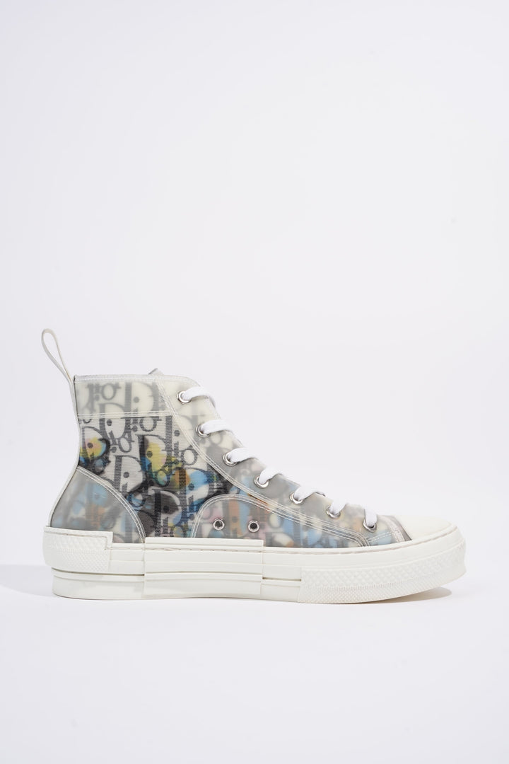 Christian Dior Womens B23 Sneaker White / Black / Multi EU 40 / UK 7
