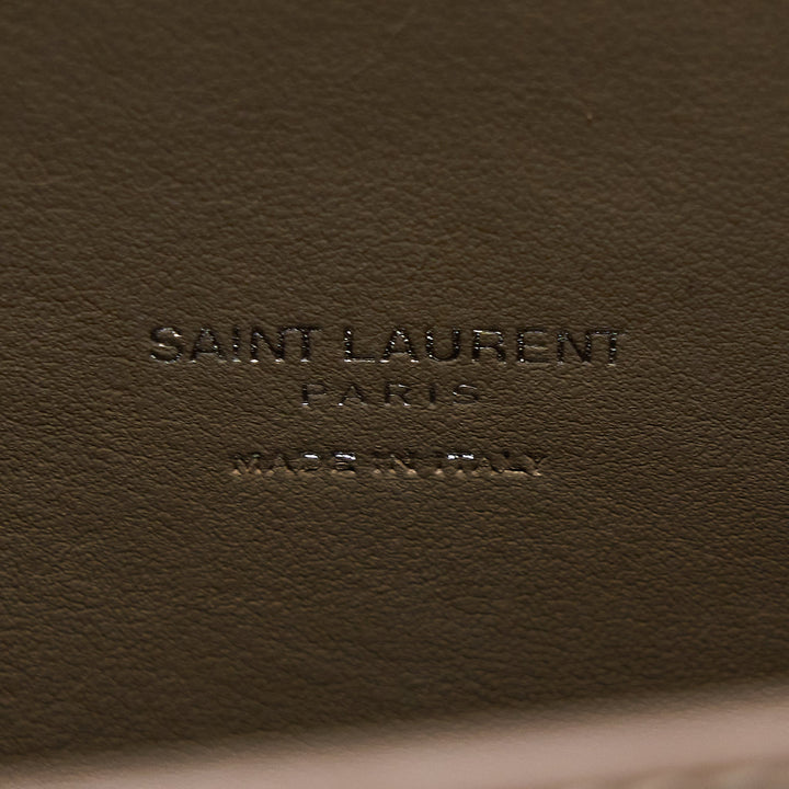 Saint Laurent Sac De Jour Calfskin Taupe SHW