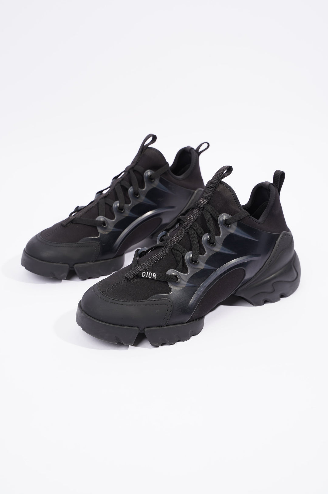 Christian Dior Womens D-Connect Black EU 39.5 / UK 6.5