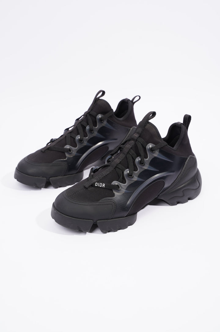 Christian Dior Womens D-Connect Black EU 39.5 / UK 6.5