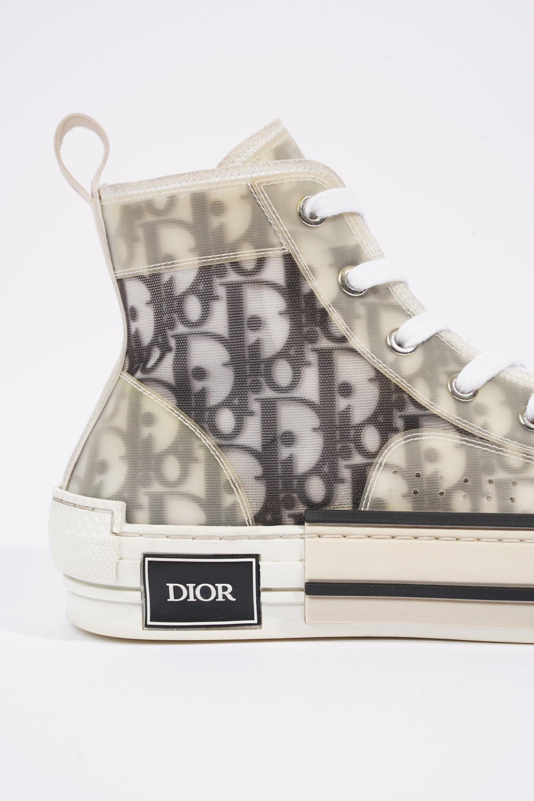 Christian Dior Womens B23 White / Black EU 38 / UK 5