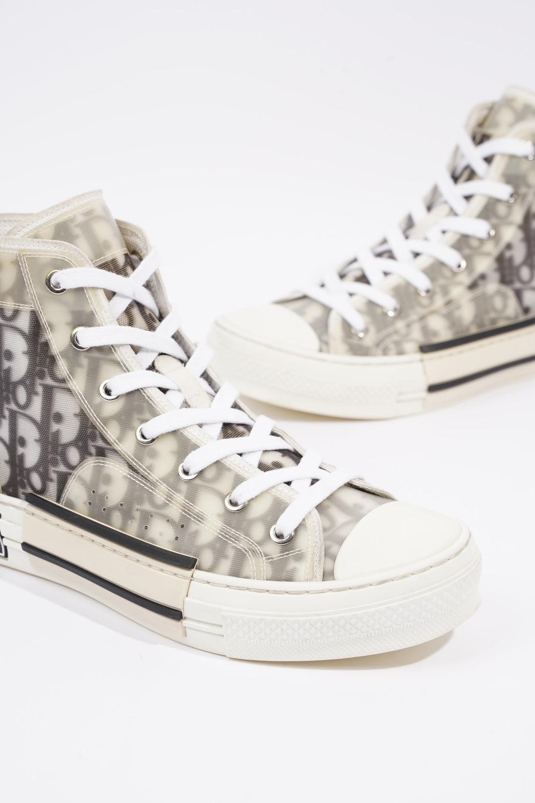 Christian Dior Womens B23 White / Black EU 38 / UK 5