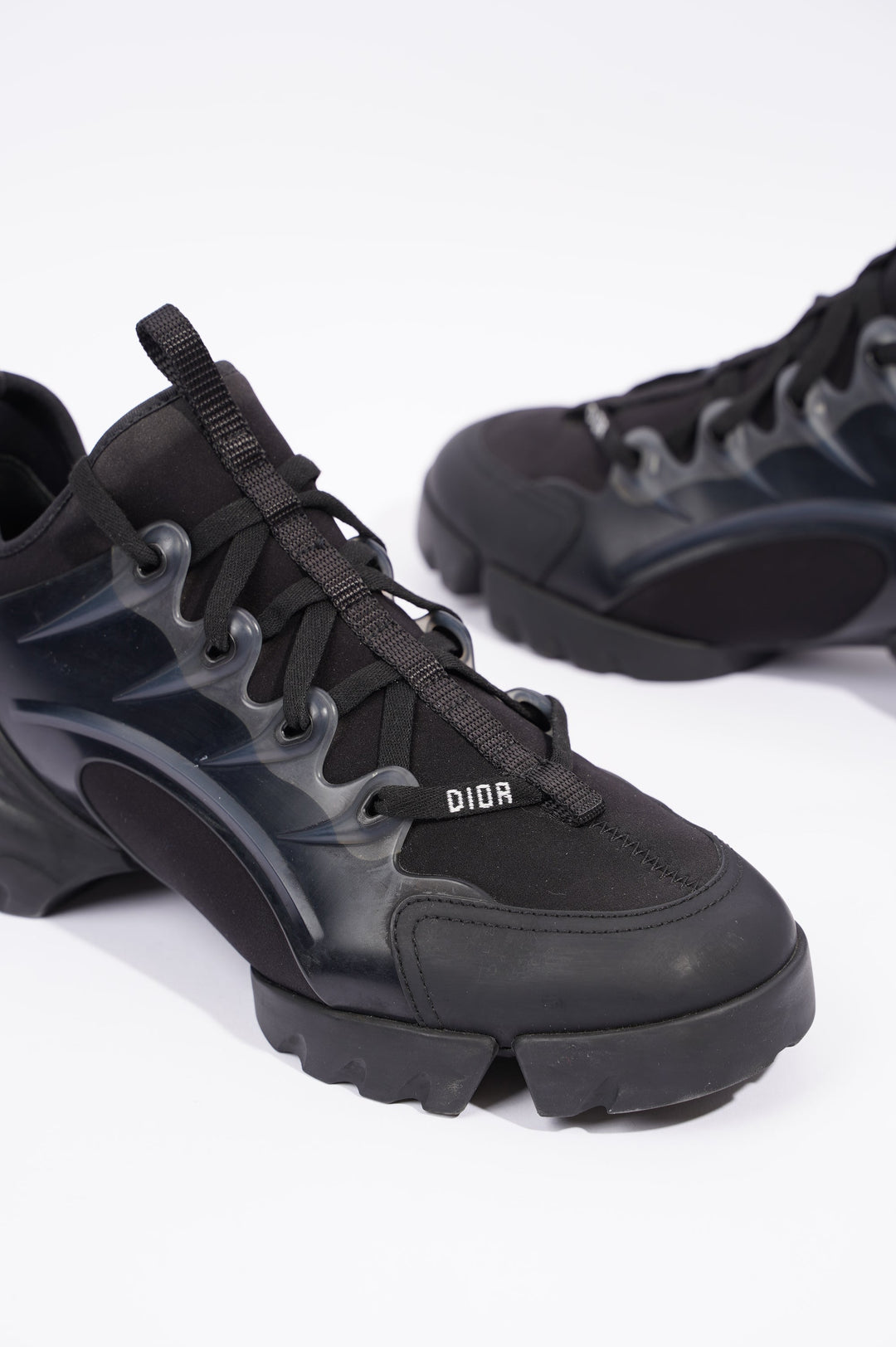 Christian Dior Womens D-Connect Black EU 39.5 / UK 6.5
