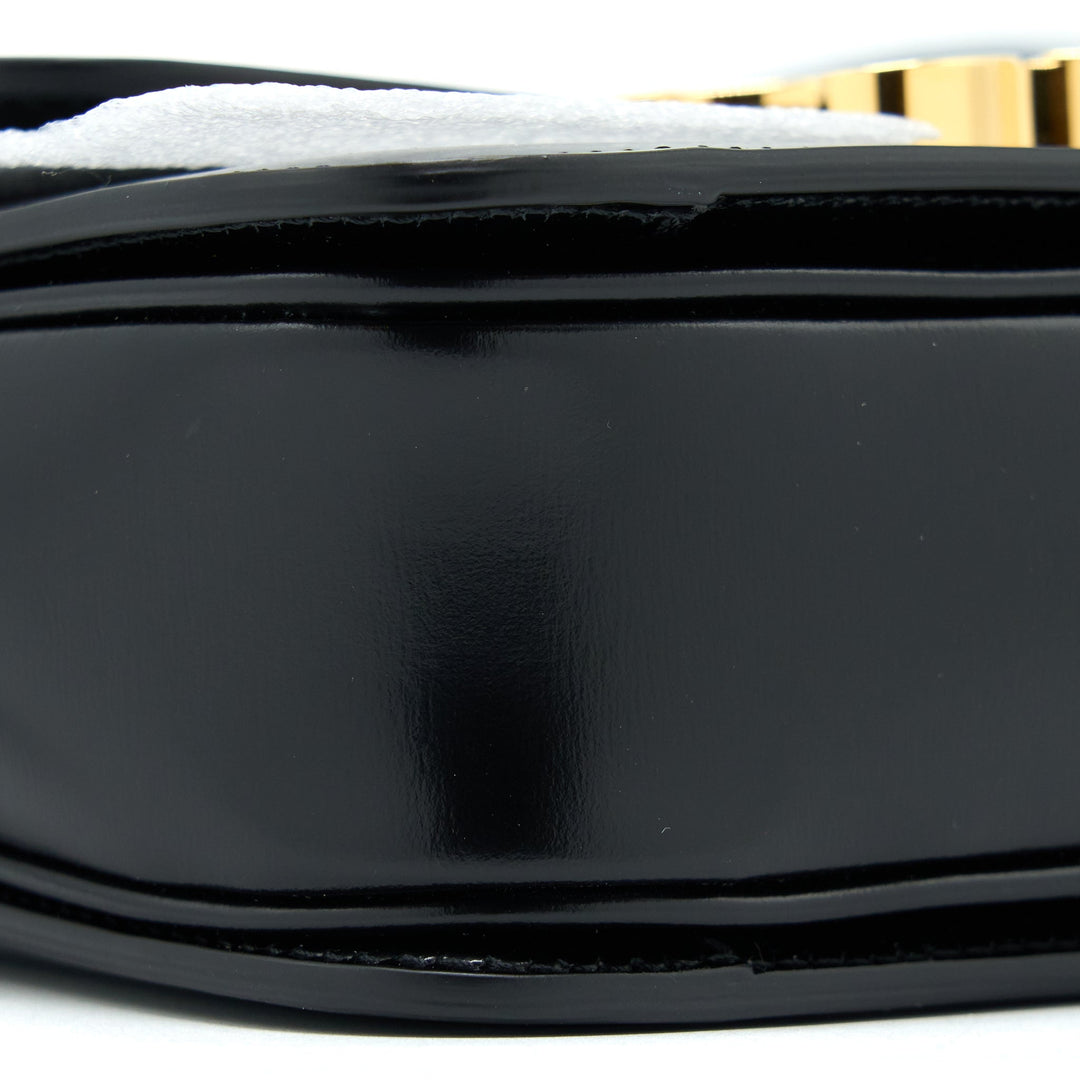 Top Quality Celine Teen Triomphe Shoulder Bag Calfskin Black