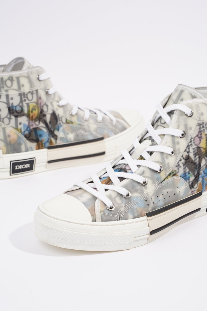Christian Dior Womens B23 Sneaker White / Black / Multi EU 40 / UK 7