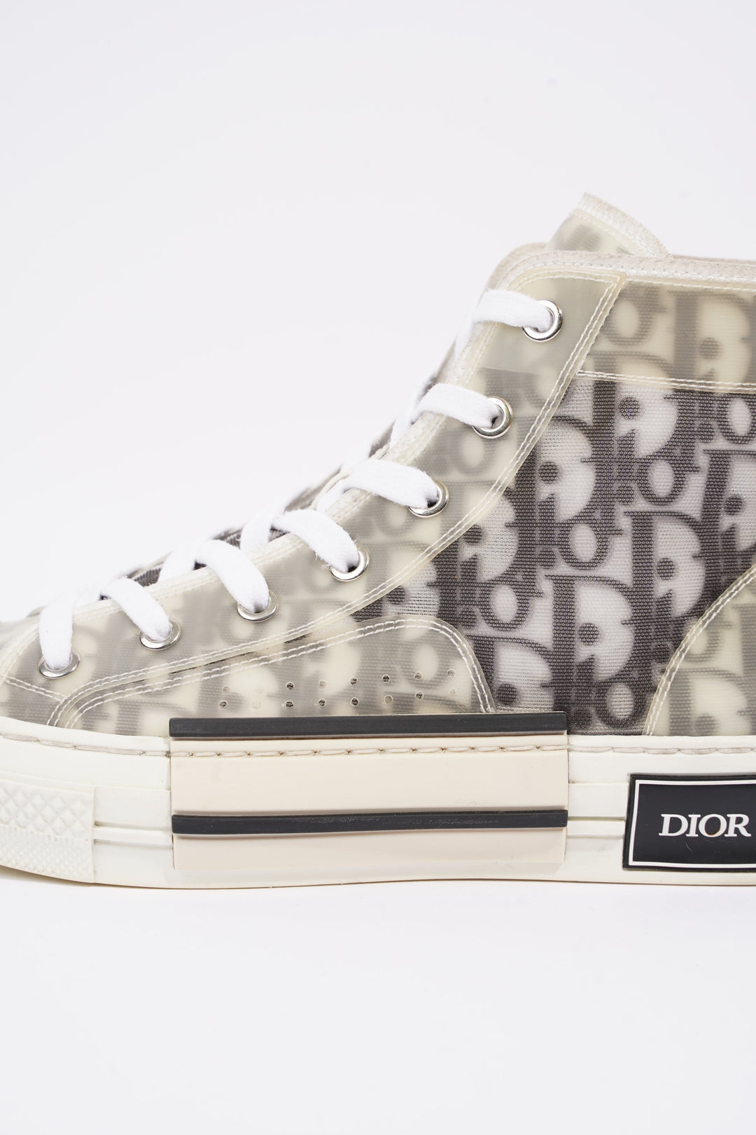 Christian Dior Womens B23 White / Black EU 38 / UK 5