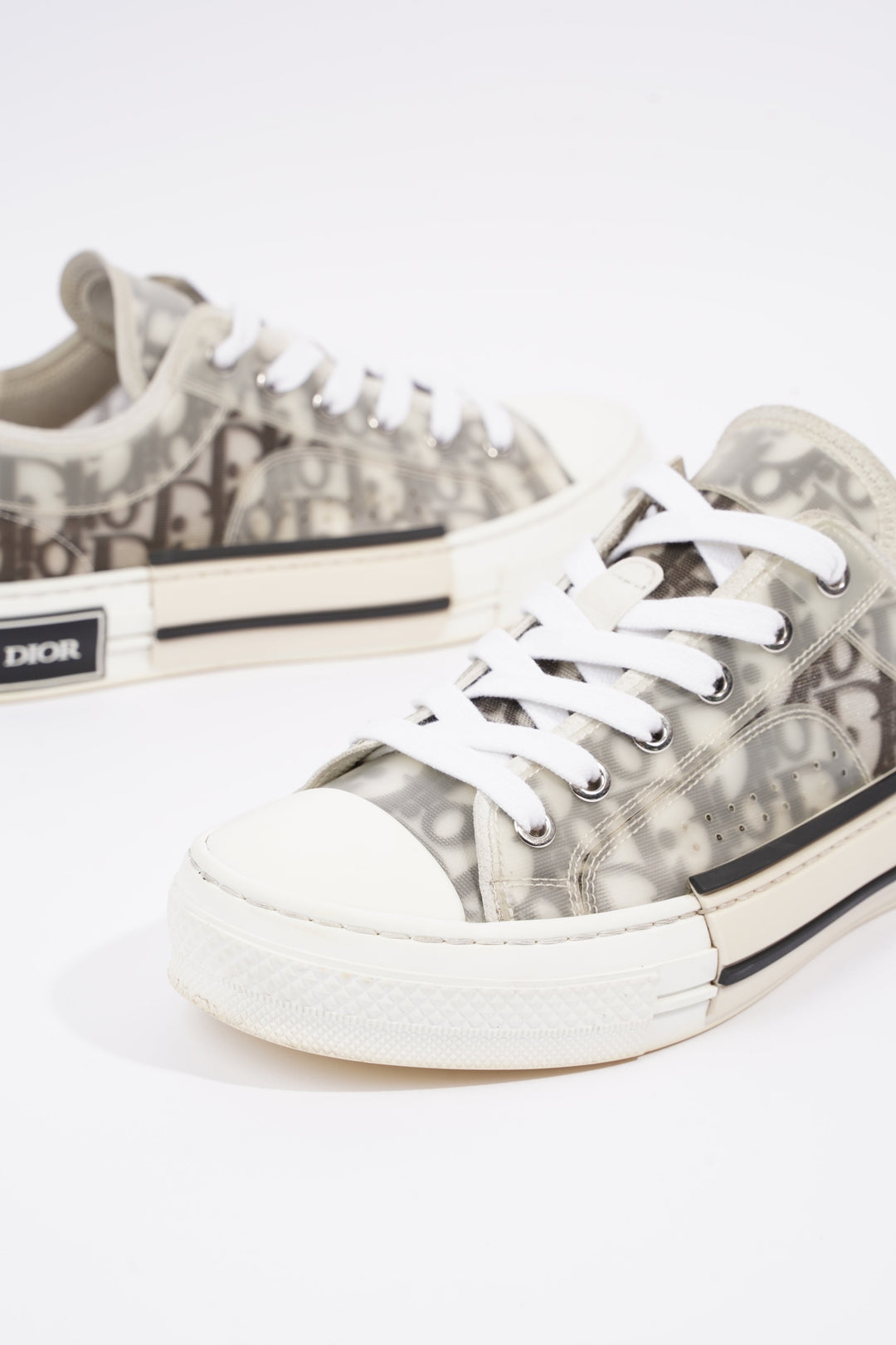Christian Dior Womens B23 Low Top Grey EU 38.5 / UK 5.5