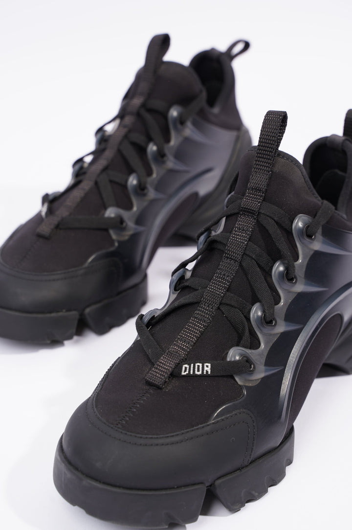 Christian Dior Womens D-Connect Black EU 39.5 / UK 6.5