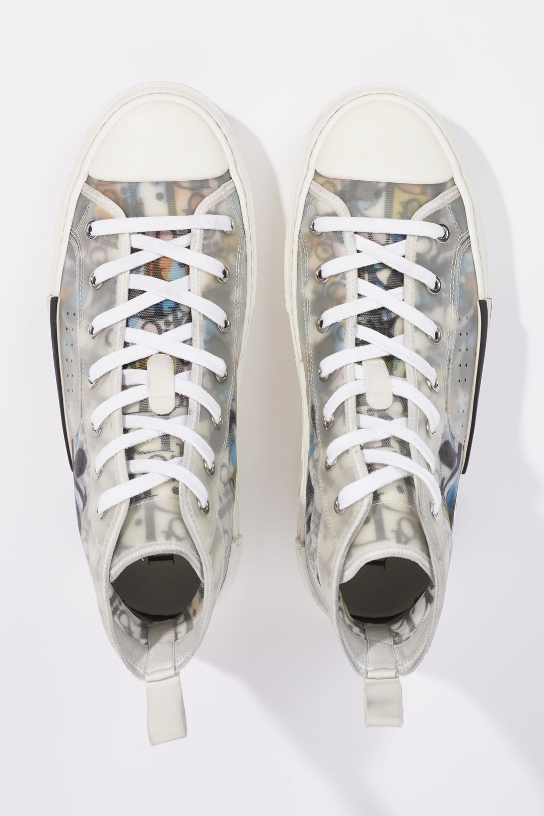 Christian Dior Womens B23 Sneaker White / Black / Multi EU 40 / UK 7