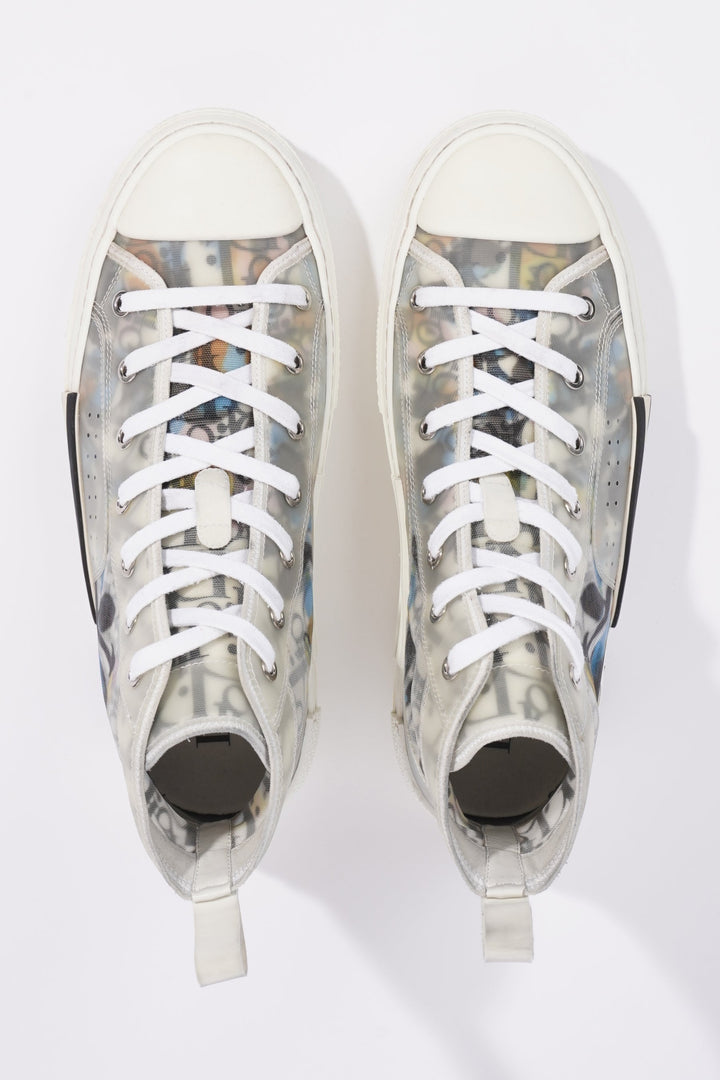 Christian Dior Womens B23 Sneaker White / Black / Multi EU 40 / UK 7