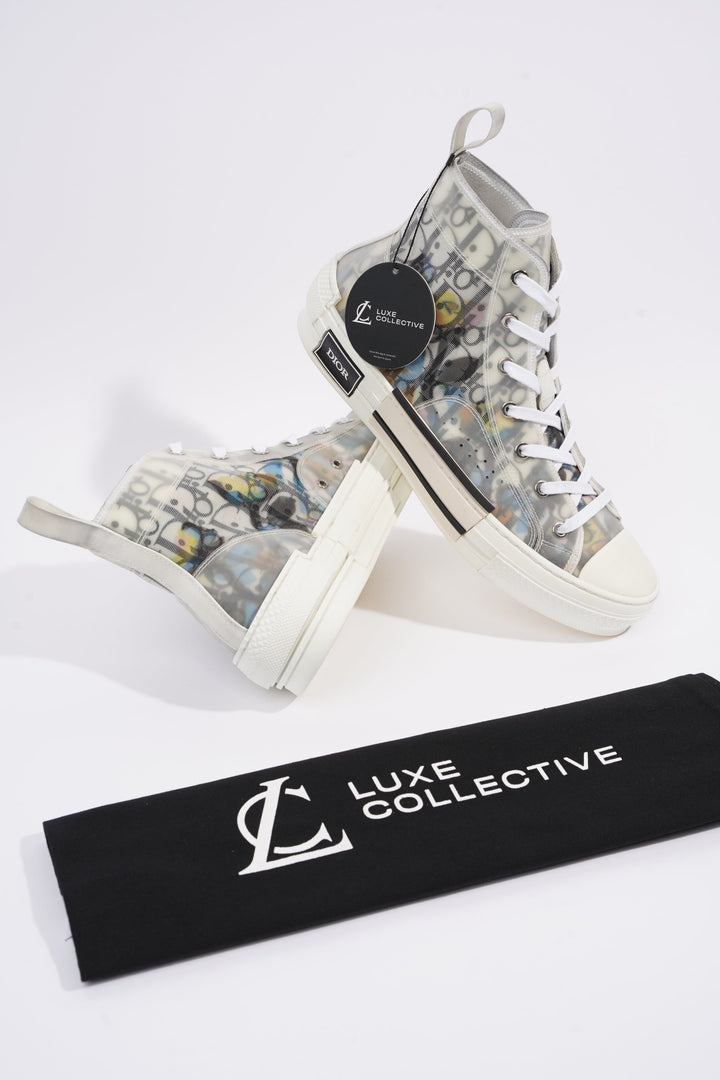 Christian Dior Womens B23 Sneaker White / Black / Multi EU 40 / UK 7