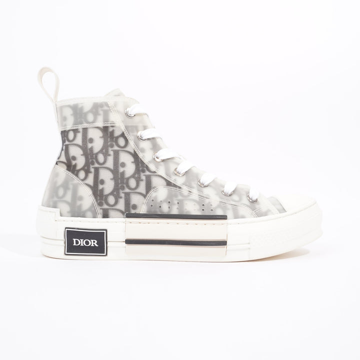 Christian Dior Womens B23 Grey Oblique EU 37.5 / UK 4.5