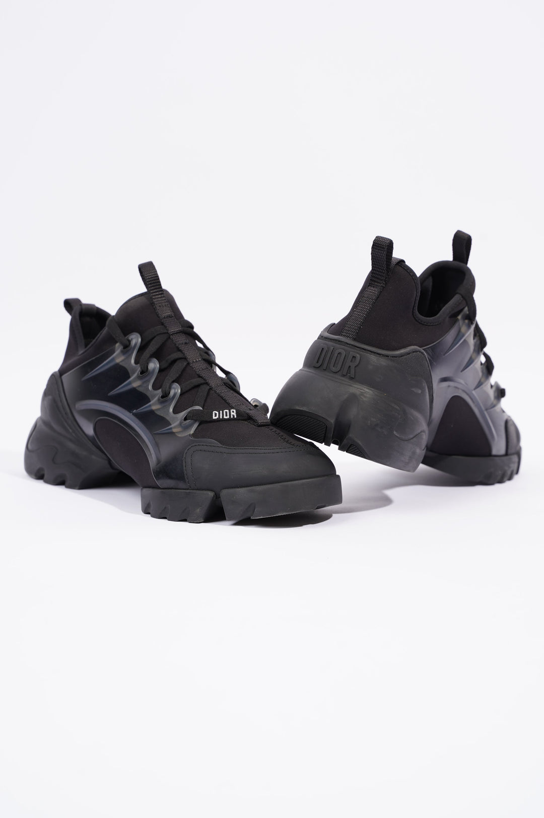 Christian Dior Womens D-Connect Black EU 39.5 / UK 6.5