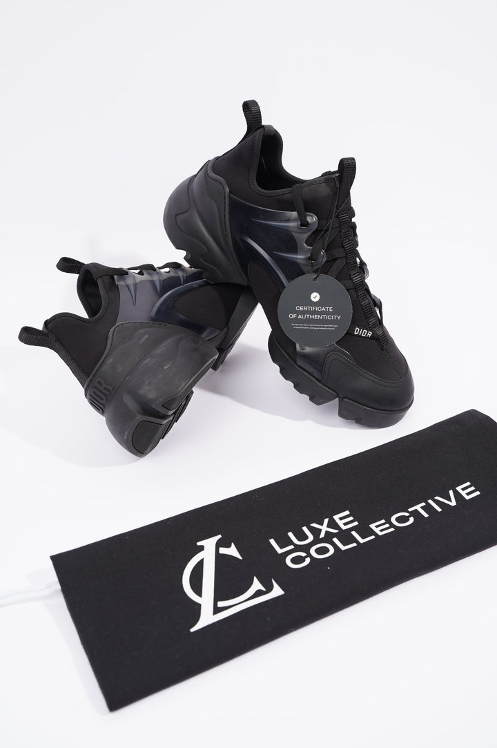 Christian Dior Womens D-Connect Black EU 39.5 / UK 6.5