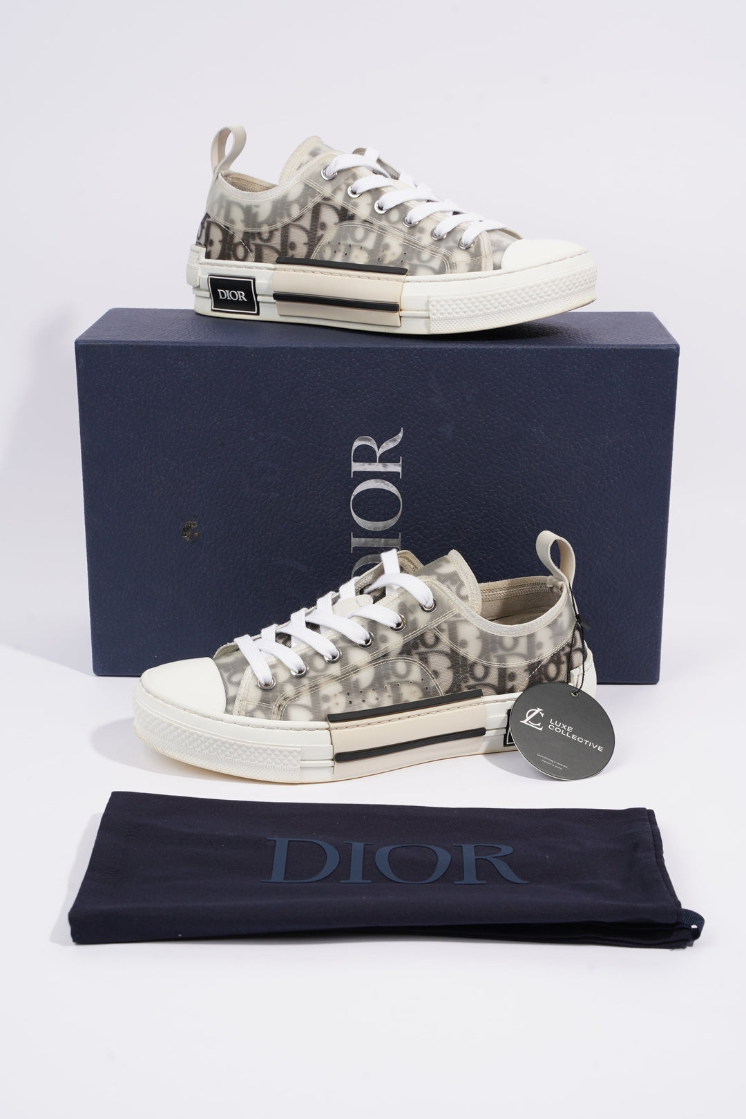 Christian Dior Womens B23 Low Top Grey EU 38.5 / UK 5.5