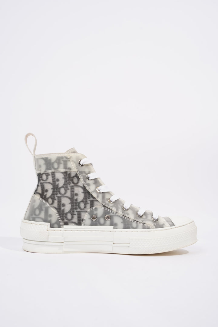 Christian Dior Womens B23 Grey Oblique EU 37.5 / UK 4.5
