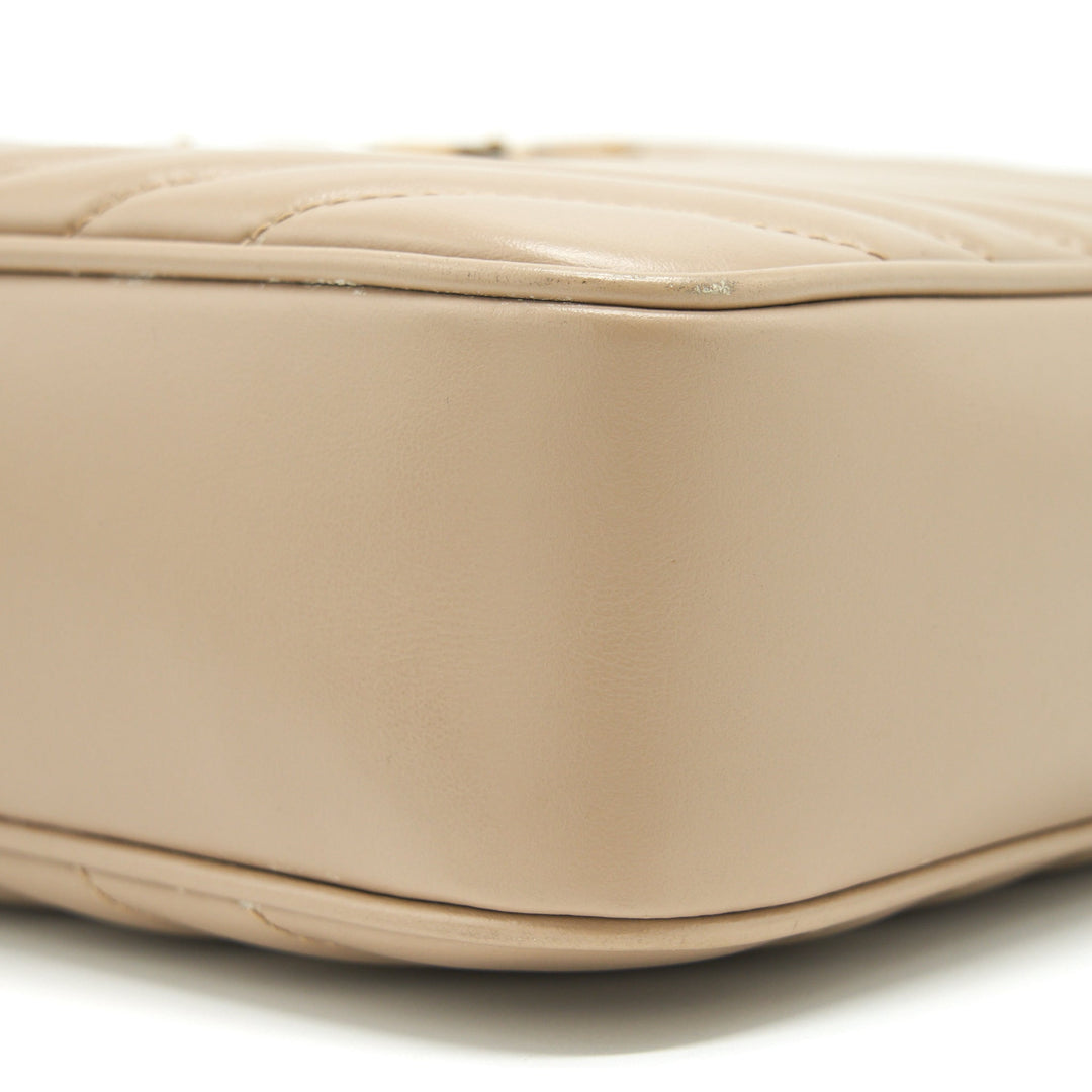 Saint Laurent Lou Camera Bag Calfskin Dark Beige GHW