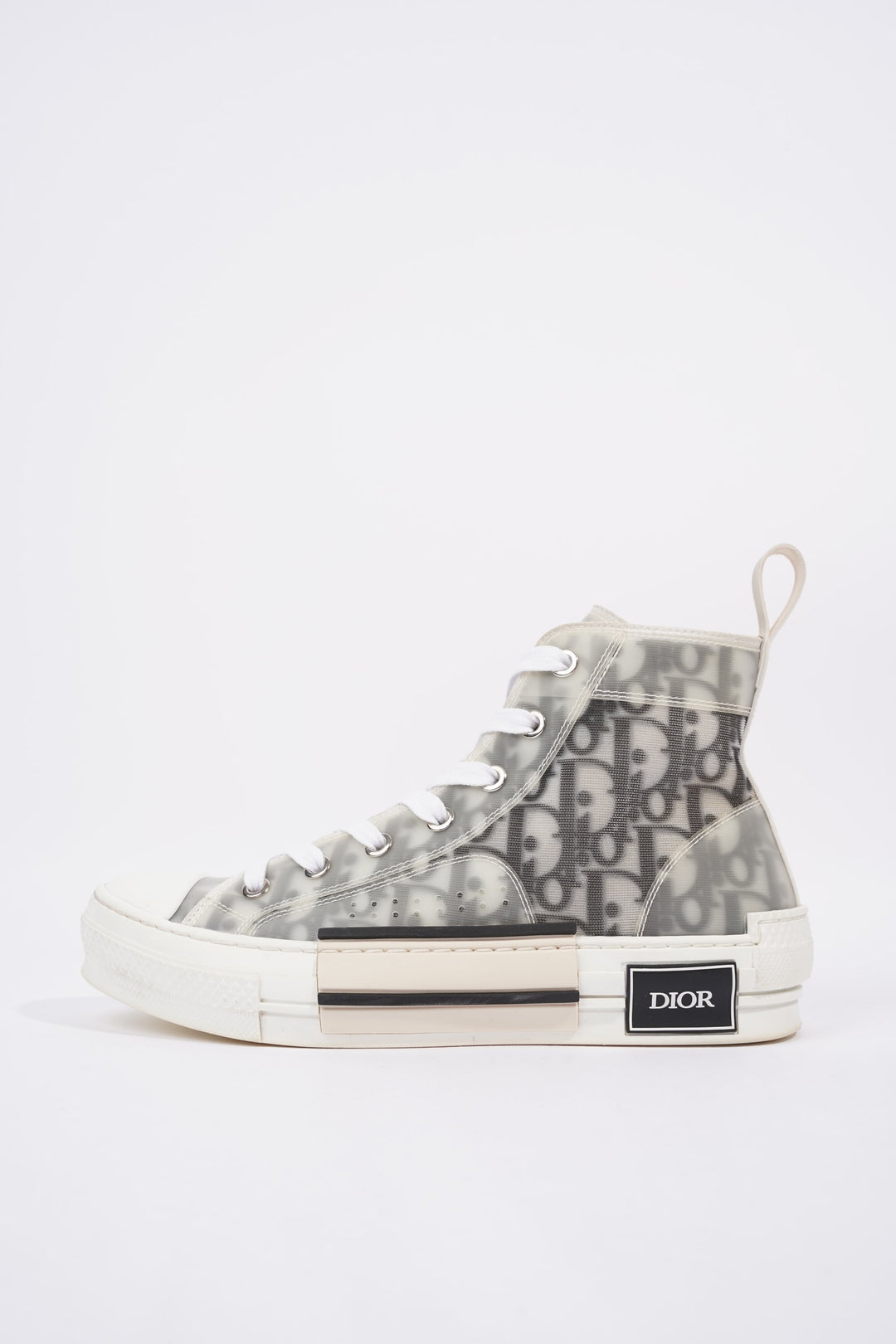 Christian Dior Womens B23 Grey Oblique EU 37.5 / UK 4.5