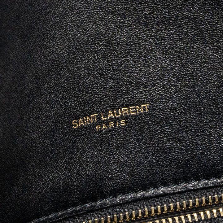Saint Laurent/YSL Small Puffer Bag Nappa Black Multicolour Hardware