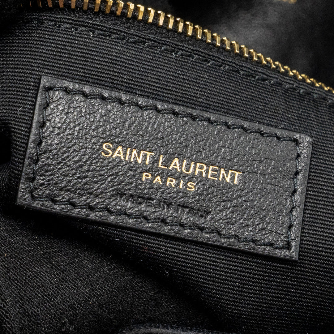 Saint Laurent/YSL Small Puffer Bag Nappa Black Multicolour Hardware
