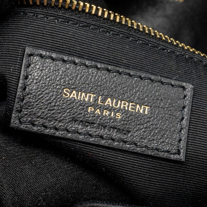 Saint Laurent/YSL Small Puffer Bag Nappa Black Multicolour Hardware