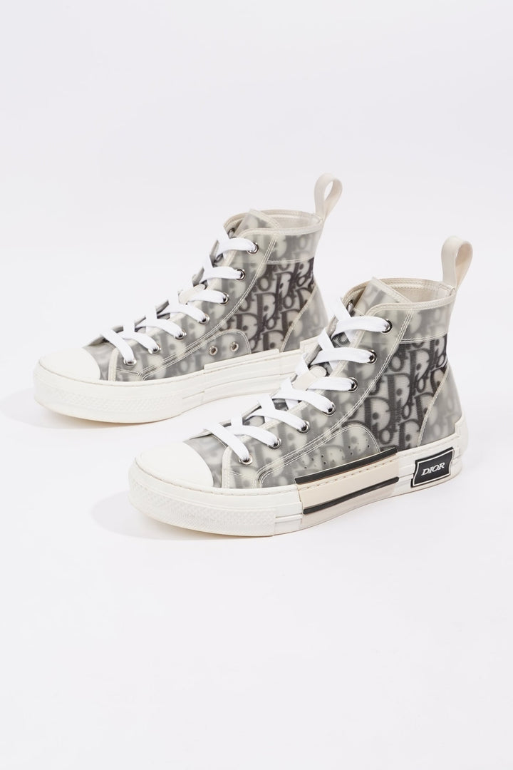 Christian Dior Womens B23 Grey Oblique EU 37.5 / UK 4.5
