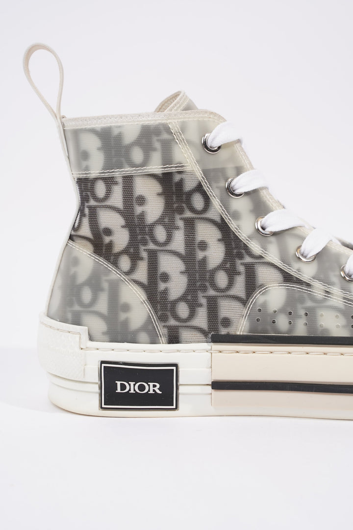 Christian Dior Womens B23 Grey Oblique EU 37.5 / UK 4.5