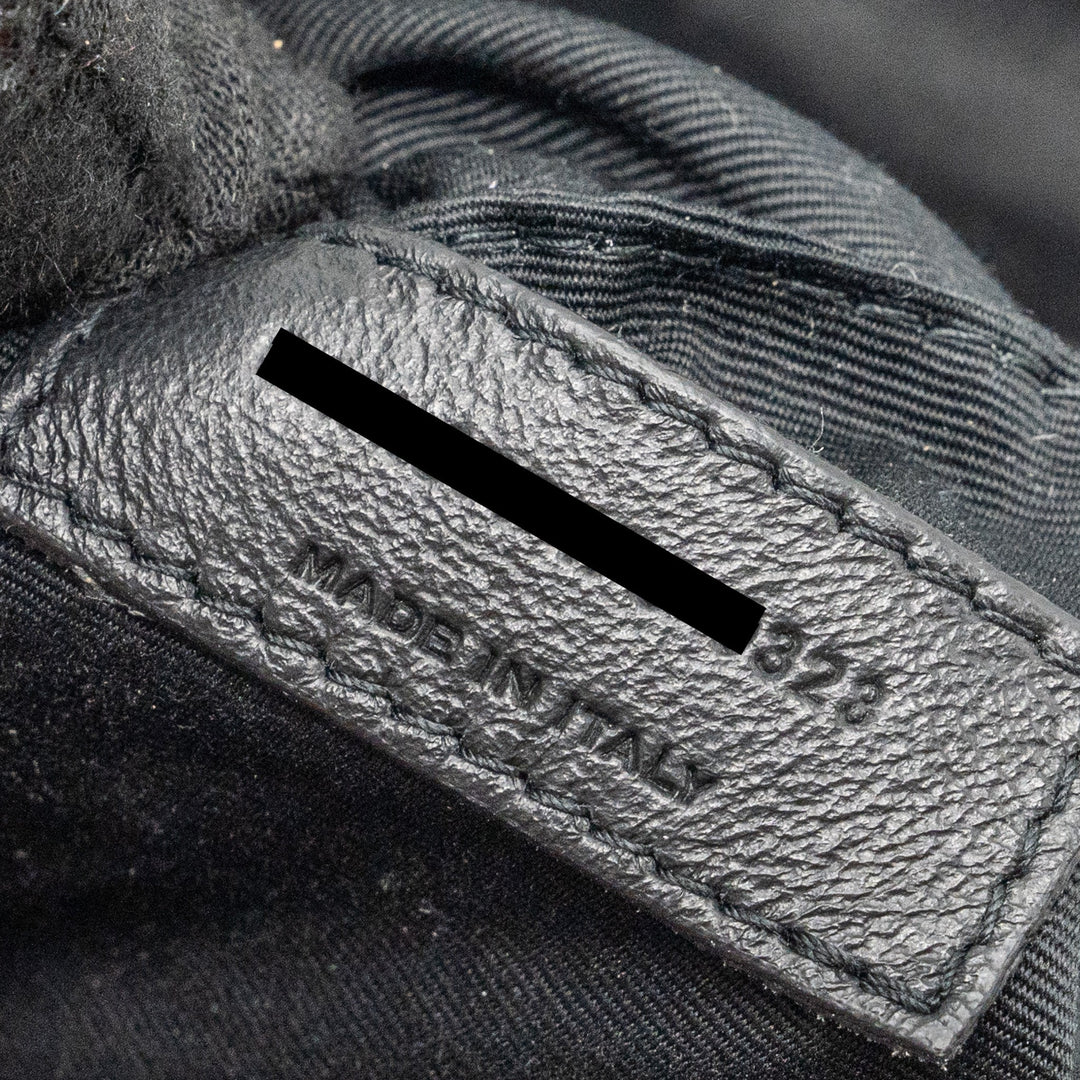 Saint Laurent/YSL Small Puffer Bag Nappa Black Multicolour Hardware