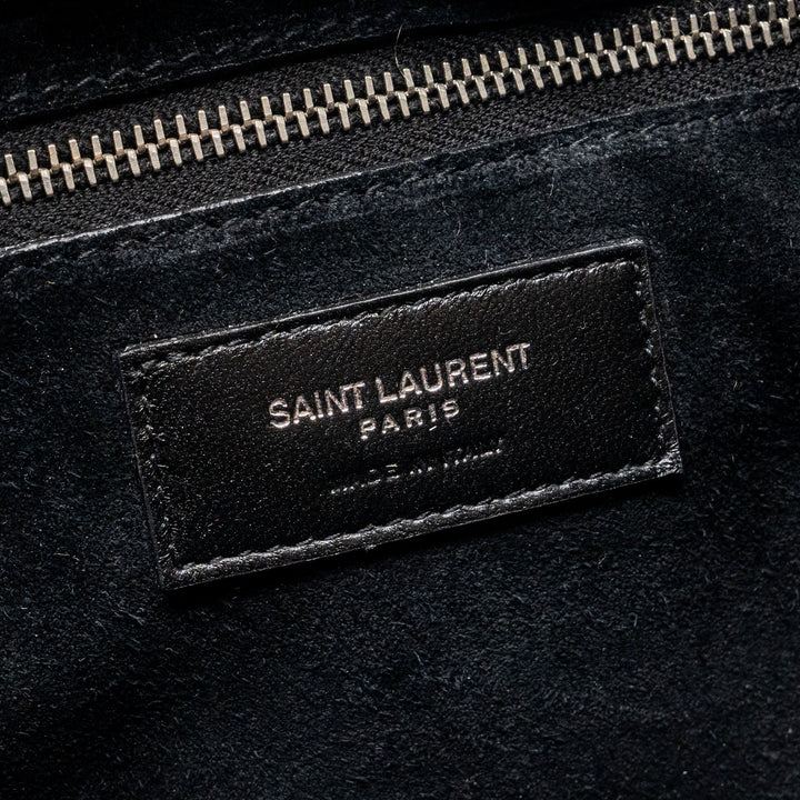 Saint Laurent Le 5 A 7 shiny calfskin black SHW