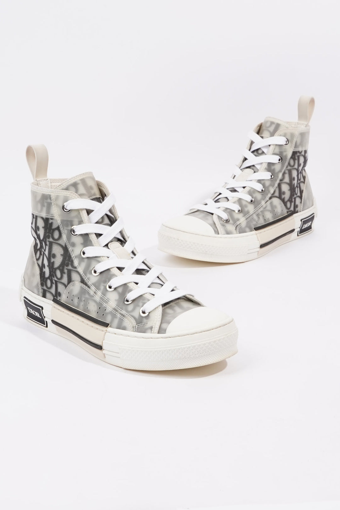 Christian Dior Womens B23 Grey Oblique EU 37.5 / UK 4.5