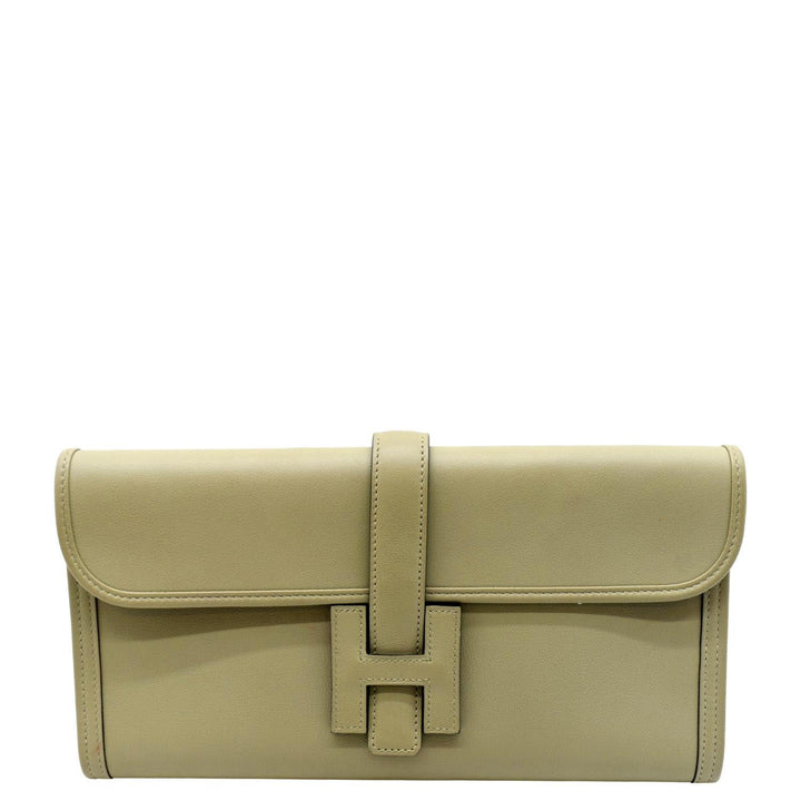 Top quality Hermes Jige Elan 29 Calfskin Leather Clutch Wallet Trench