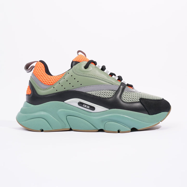 Christian Dior Womens B22 Green / Orange / Grey EU 40 / UK 7