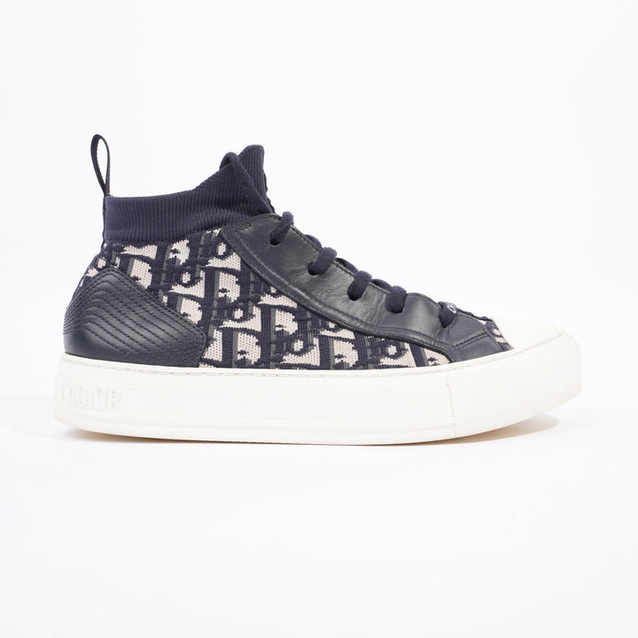 Christian Dior Womens Walk n' Dior High Top Blue / White EU 38.5 / UK 5.5