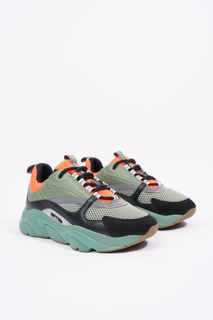 Christian Dior Womens B22 Green / Orange / Grey EU 40 / UK 7