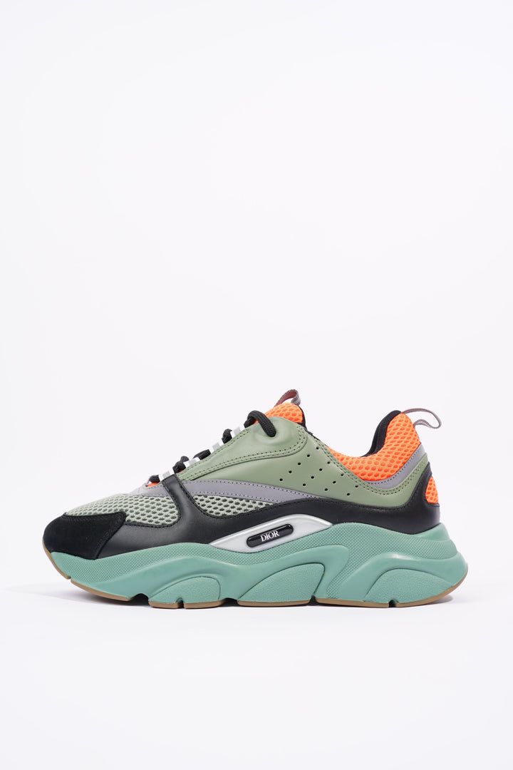 Christian Dior Womens B22 Green / Orange / Grey EU 40 / UK 7