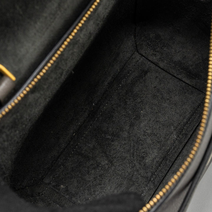 Celine nano belt bag calfskin grey