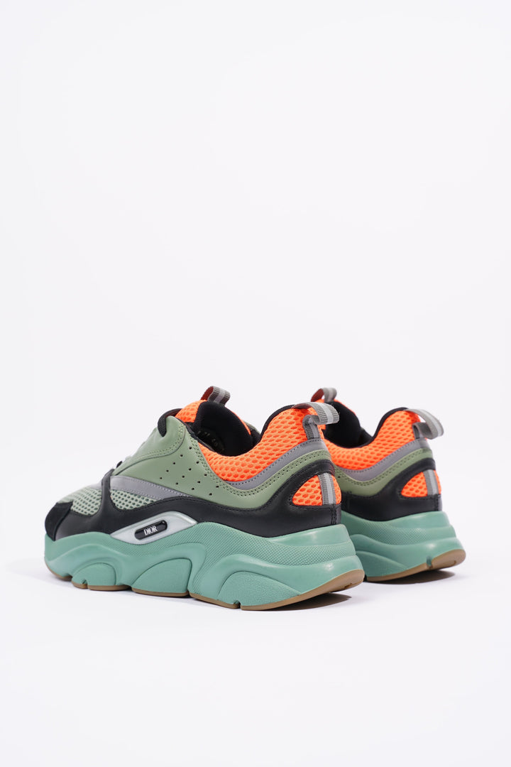 Christian Dior Womens B22 Green / Orange / Grey EU 40 / UK 7