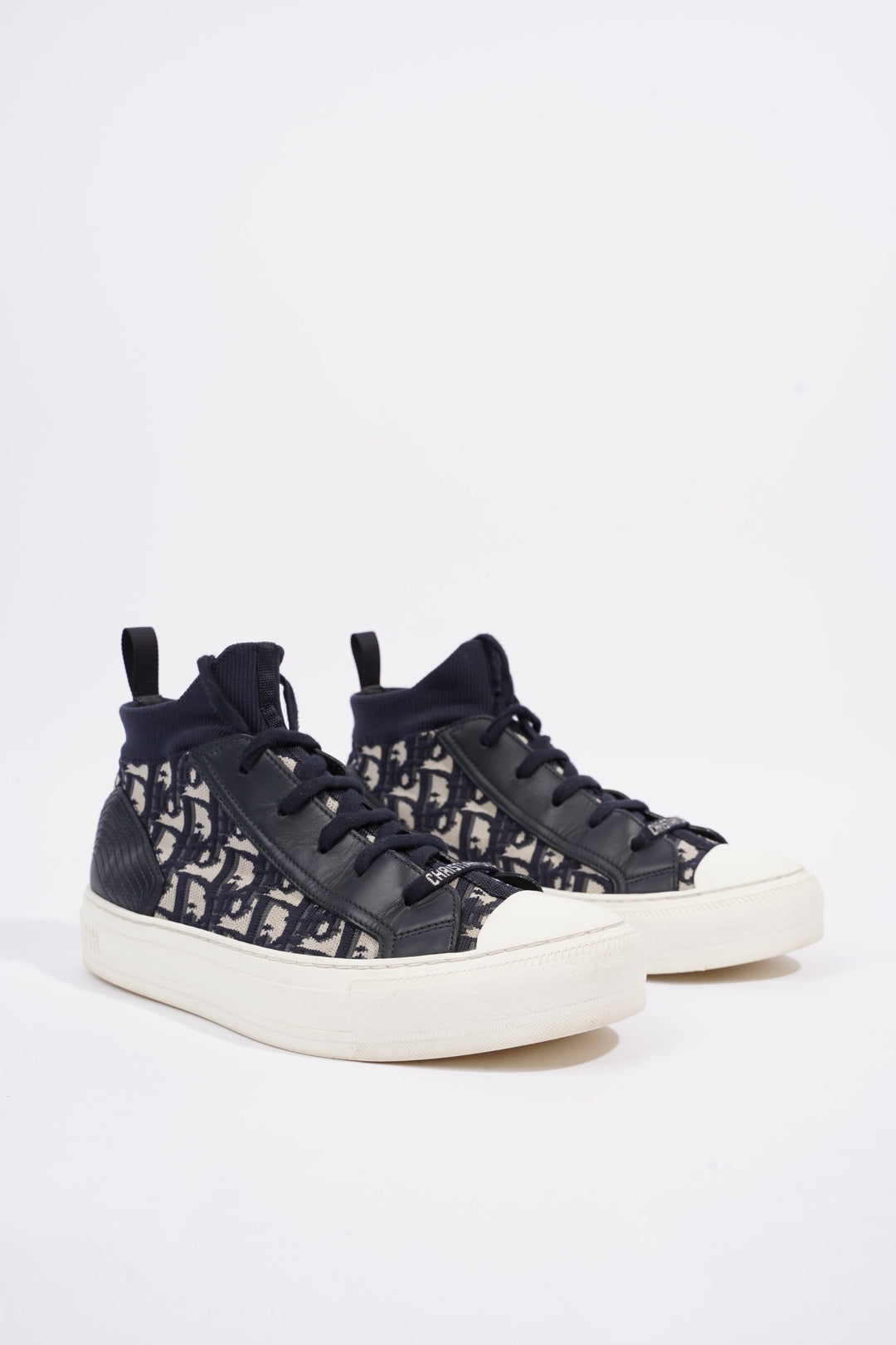 Christian Dior Womens Walk n' Dior High Top Blue / White EU 38.5 / UK 5.5